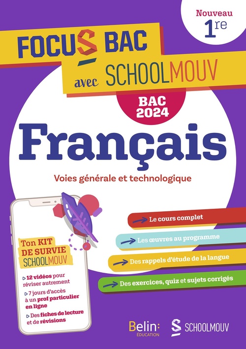 ebook cover of Focus BAC : Français - Spécialité Première - Nouvelle édition Bac 2024 (Voies générale et technologique), by Garance Kutukdjian