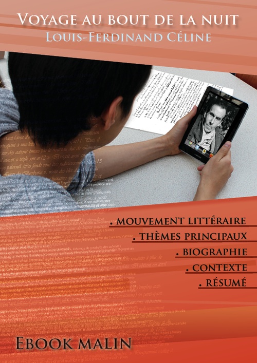 Couverture ebook de Fiche de lecture Voyage au bout de la nuit - Résumé détaillé et analyse littéraire de référence, de Louis-Ferdinand Celine