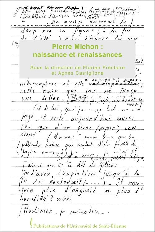 ebook cover of Pierre Michon : naissance et renaissances, by