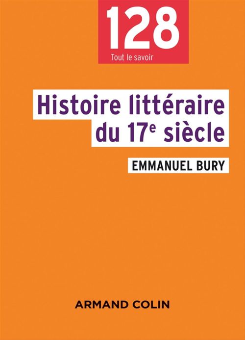 ebook cover of Histoire littéraire du 17e siècle, by Emmanuel Bury