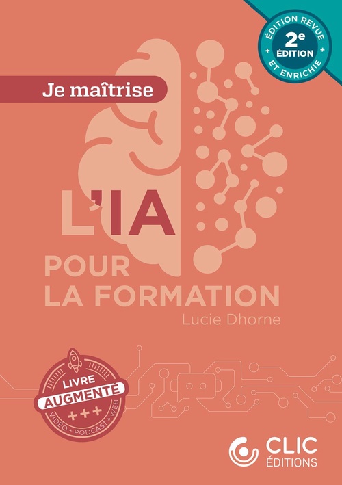 Couverture ebook de L'IA pour la formation, de Lucie Dhorne
