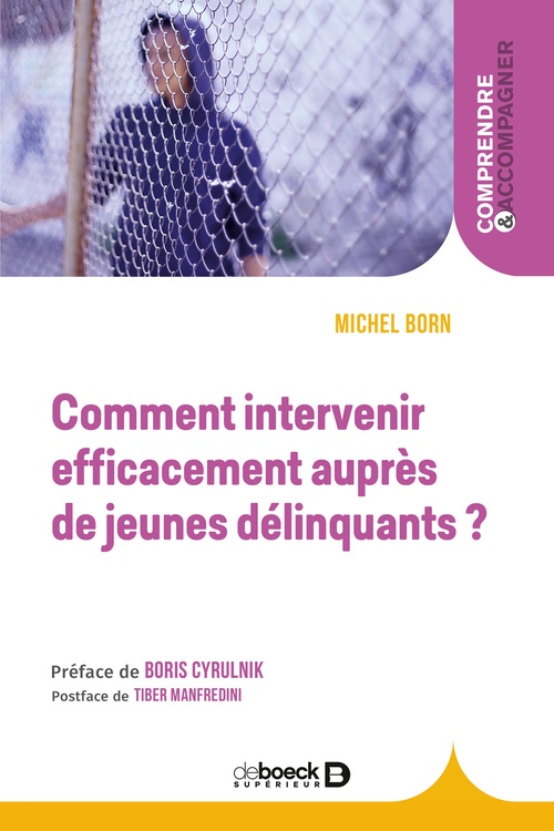 Couverture ebook de Comment intervenir efficacement auprès de jeunes délinquants ?, de Michel Born