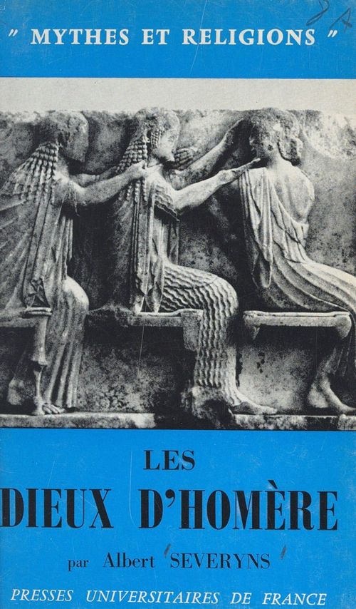 Couverture ebook de Les dieux d'Homère, de Albert Severyns
