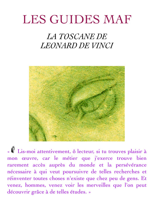 Couverture ebook de La Toscane de Léonard de Vinci, de Marc-andre Fournier