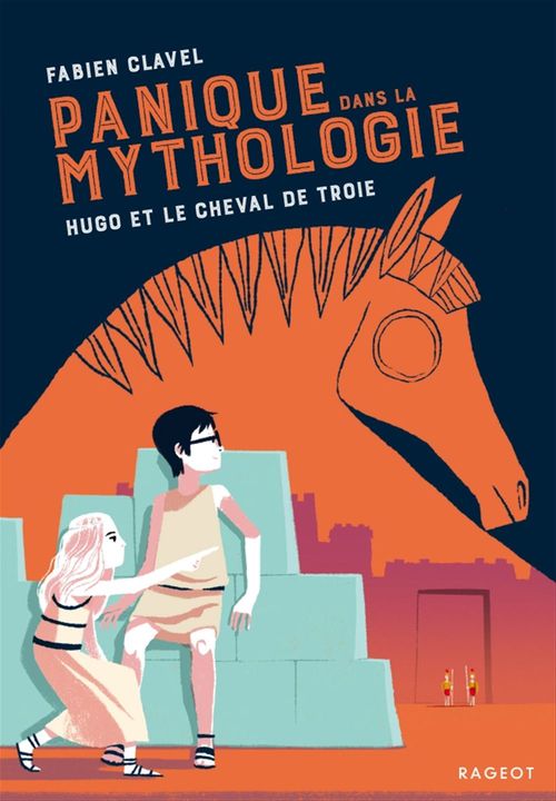 Couverture ebook de Panique dans la mythologie - Hugo et le cheval de Troie, de Fabien Clavel, Sébastien Pelon