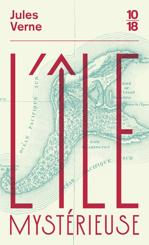 Couverture ebook de L'île mystérieuse, de Jules Verne