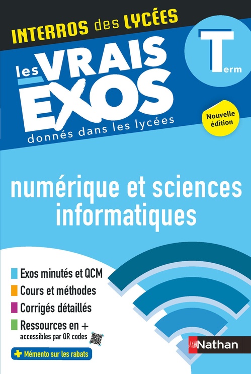 ebook cover of Interros des Lycées - Numérique et Sciences Informatiques Tle, by Stéphane Pasquet