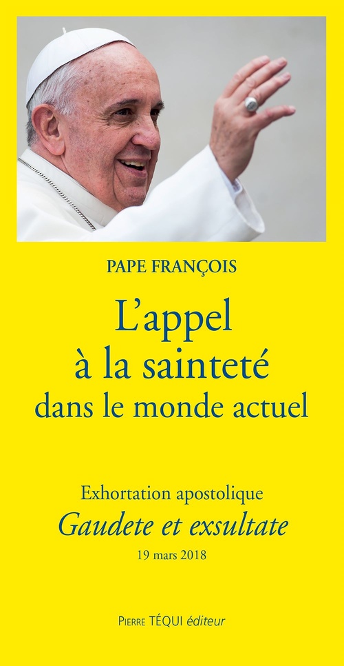 Couverture ebook de L'appel à la sainteté dans le monde actuel, de Pape François