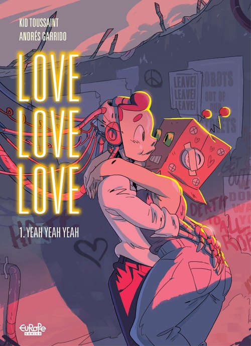 ebook cover of Love Love Love - Volume 1 - Yeah Yeah Yeah, by Kid Toussaint