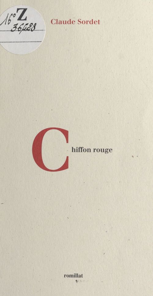 Couverture ebook de Chiffon rouge, de Collectif