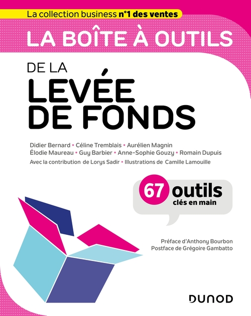 ebook cover of La boîte à outils de la levée de fonds, by Guy Barbier, Didier Bernard, Anne-Sophie Gouzy, Aurélien Magnin, Elodie Maureau, Céline Tremblais