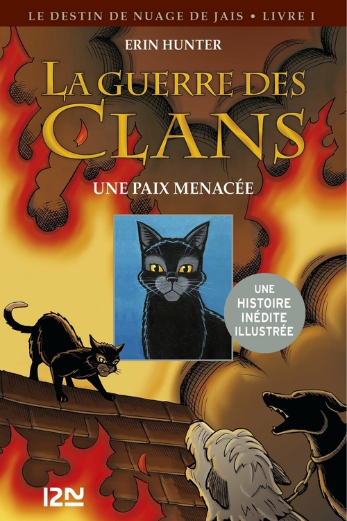 ebook cover of La guerre des clans - BD : Le Destin de Nuage de Jais - Tome 1 Une paix menacée, by Erin Hunter, James L. Barry