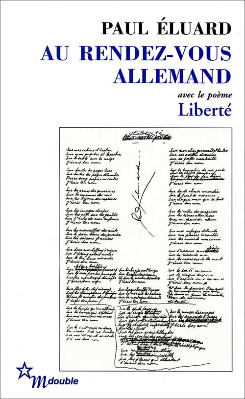 ebook cover of Au rendez-vous allemand, by Paul Eluard