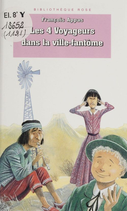 Couverture ebook de Les 4 Voyageurs dans la ville fantôme, de François Appas
