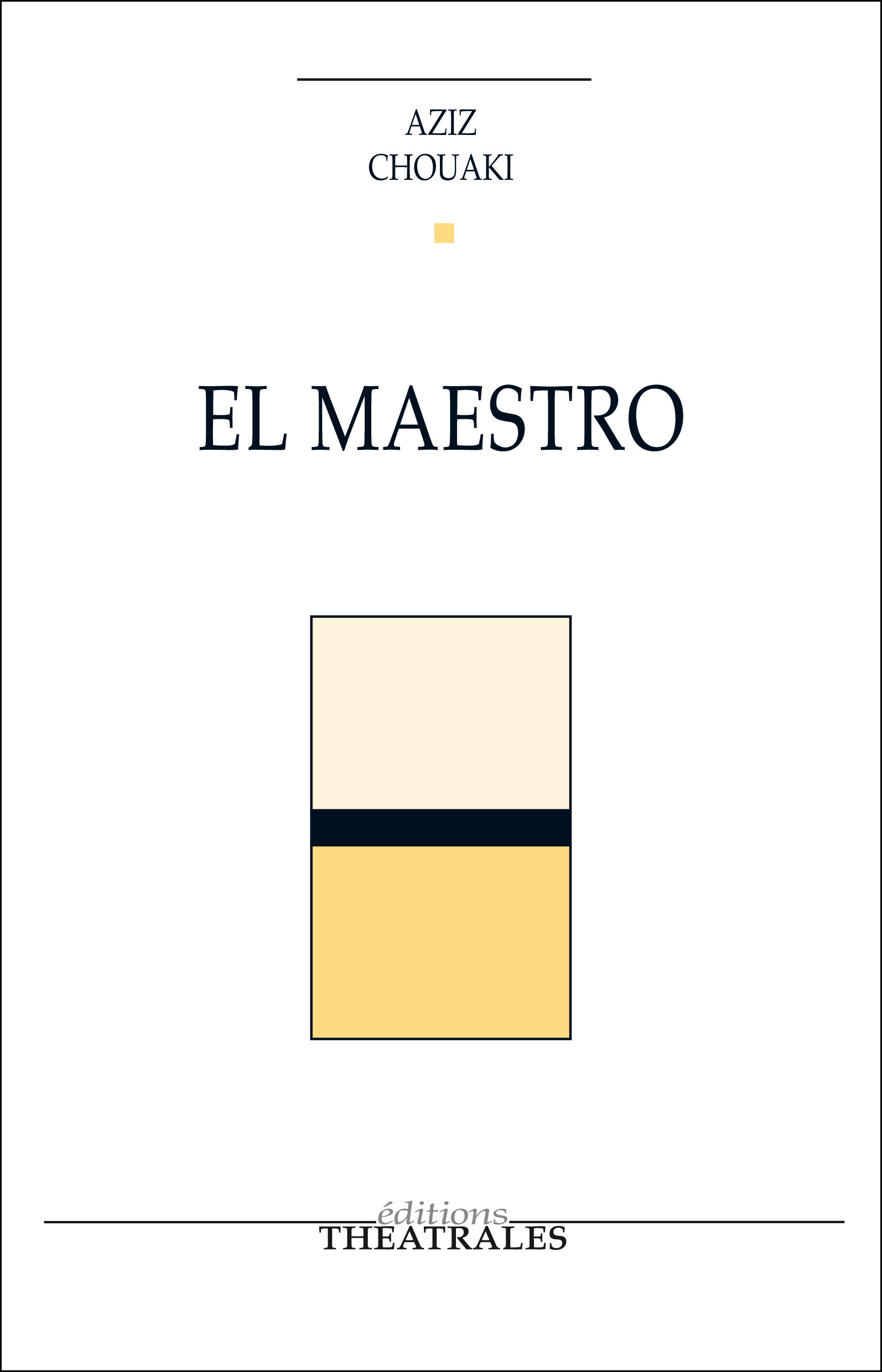 Couverture ebook de El Maestro, de Aziz Chouaki