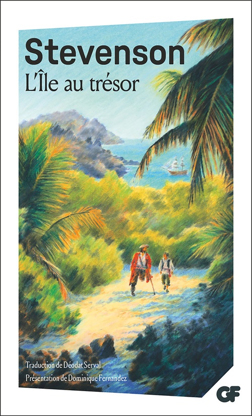 ebook cover of L'Île au trésor, by Robert Louis Stevenson