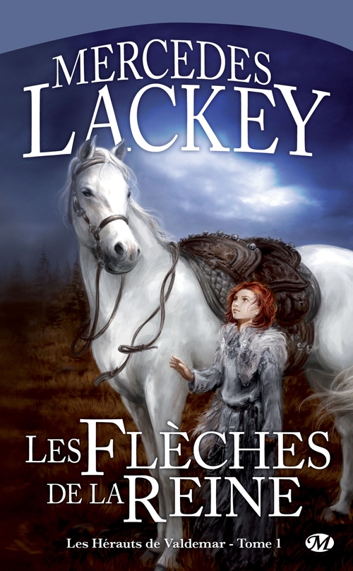 Couverture ebook de Les Hérauts de Valdemar, T1 : Les Flèches de la reine, de Mercedes Lackey