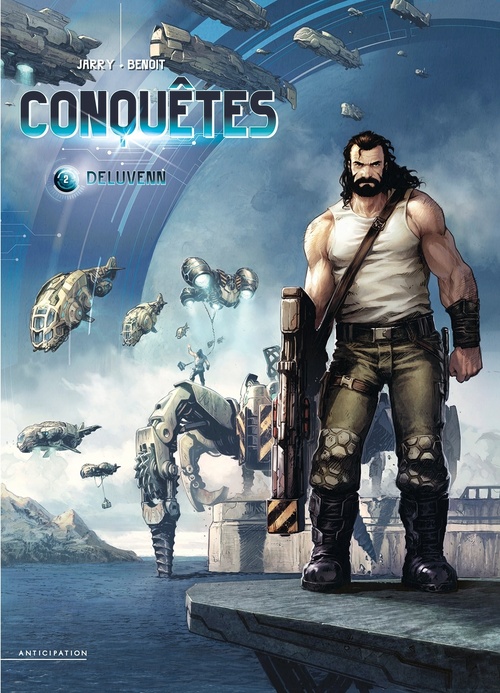 Couverture ebook de Conquêtes T02 - Deluvenn, de Nicolas Jarry