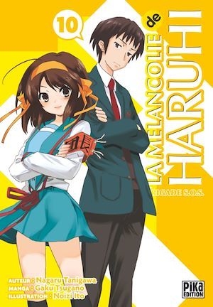 Couverture ebook de La Mélancolie de Haruhi T10, de Gaku Tsugano