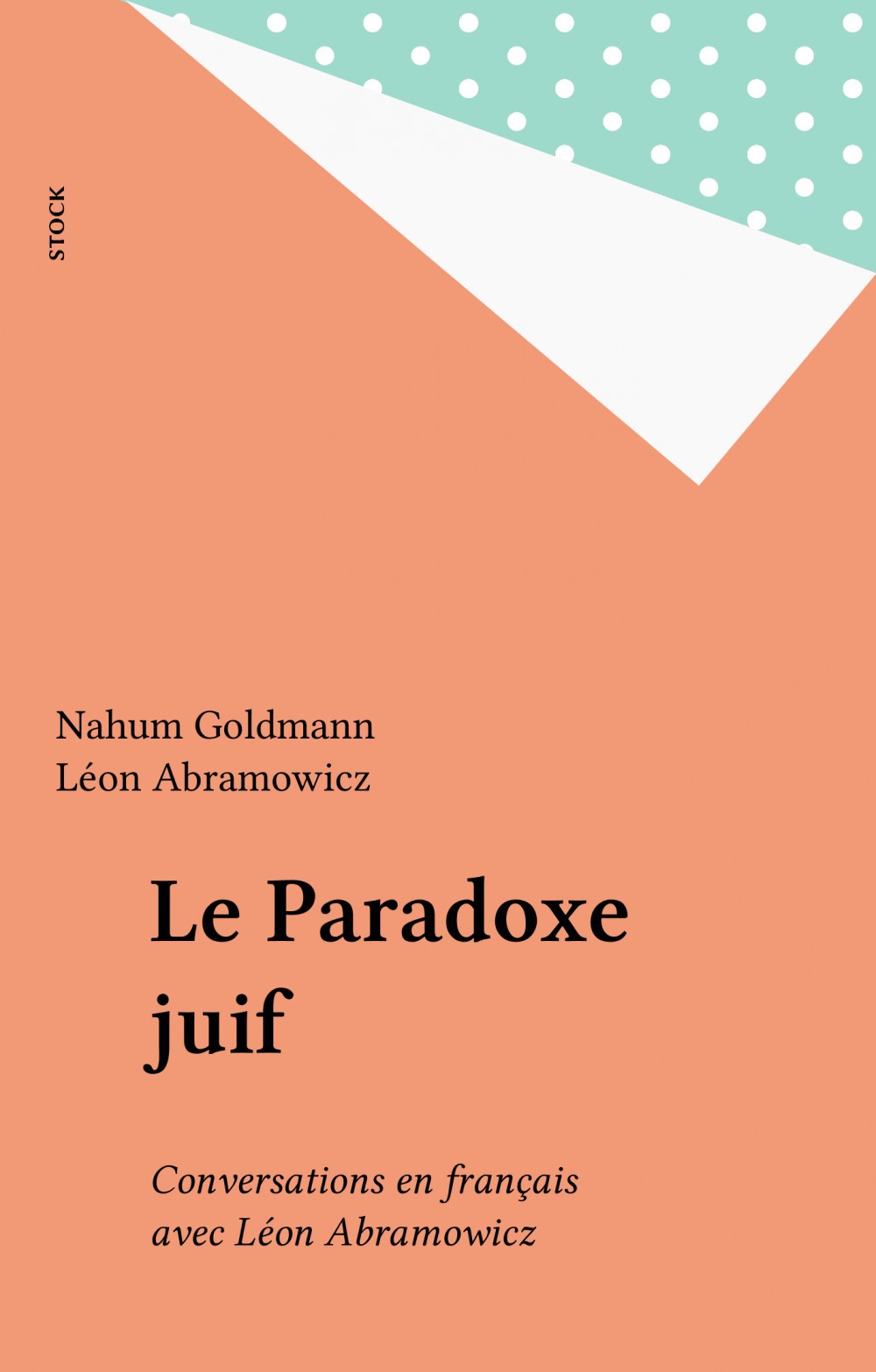 ebook cover of Le Paradoxe juif, by Leon Abramowicz, Nahum Goldmann
