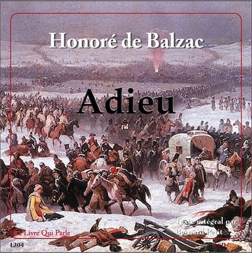 audiobook cover of Adieu, by Bernard Petit, Honore De Balzac