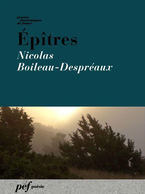 ebook cover of Épîtres, by Nicolas Boileau-despreaux