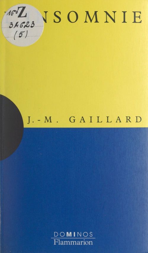 Couverture ebook de L'insomnie, de Jean-michel Gaillard