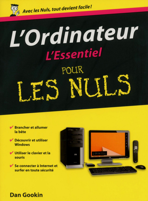 Couverture ebook de Ordinateur Essentiel pour les Nuls (L'), de Dan Gookin