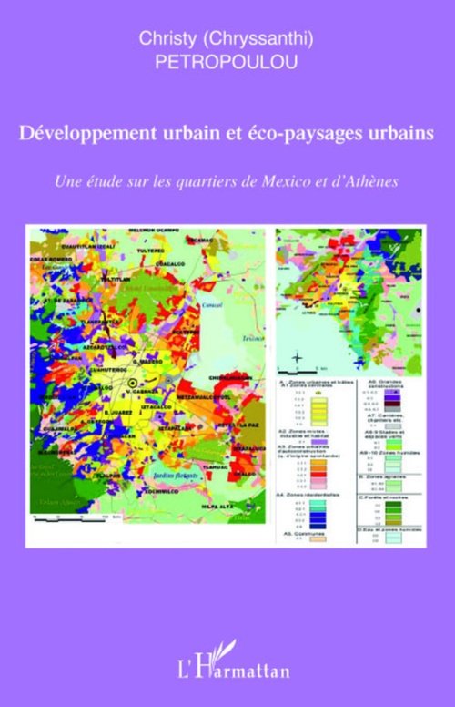 Couverture ebook de Développement urbain et éco-paysages urbains, de Chrity Petropoulou