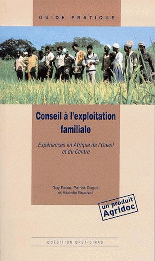 Couverture ebook de Conseil à l'exploitation familiale, de Beauval, Dugue, Raure