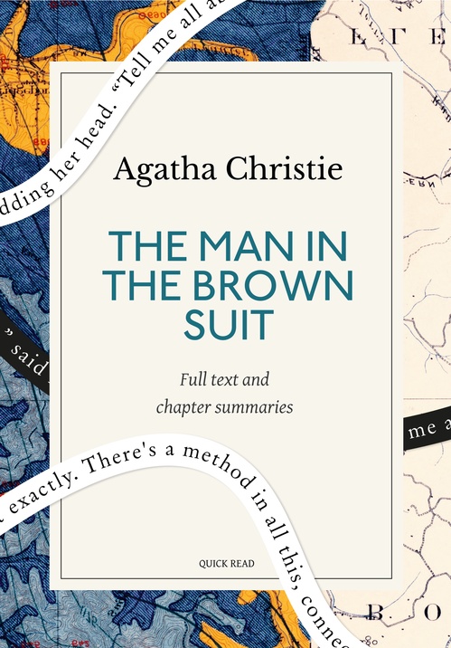 Couverture ebook de The Man in the Brown Suit: A Quick Read edition, de Agatha Christie, Quick Read