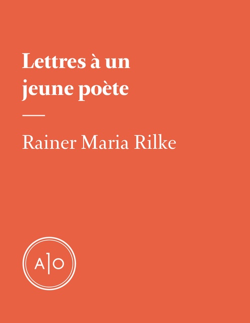 Couverture ebook de Lettres à un jeune poète, de Rainer Maria Rilke