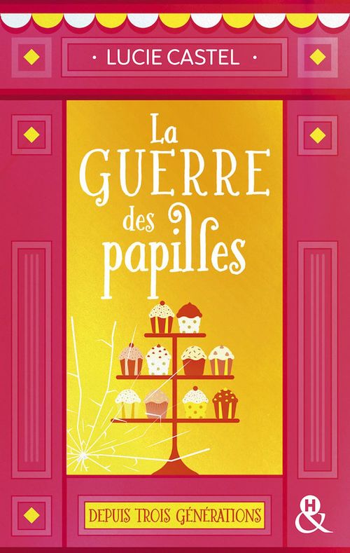 ebook cover of La guerre des papilles, by Lucie Castel