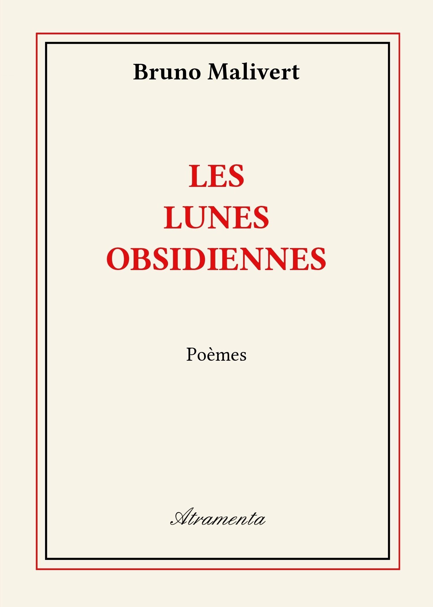 ebook cover of Les lunes obsidiennes, by Bruno Malivert