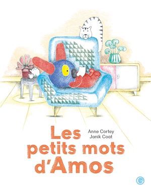 Couverture ebook de Les petits mots d'Amos, de Anne Cortey