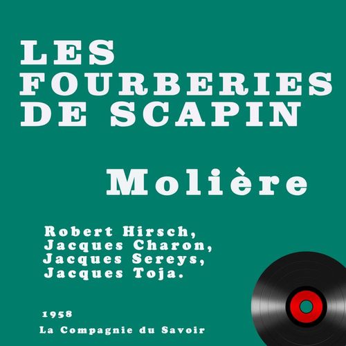 audiobook cover of Les Fourberies de Scapin, by Molière
