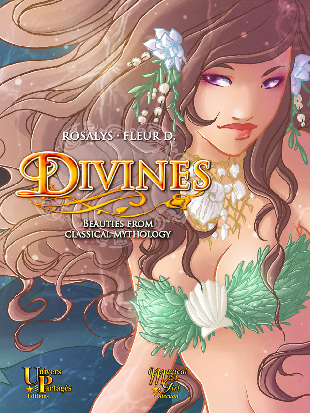 Couverture ebook de Divines, Beauties from classical mythology, de Rosalys