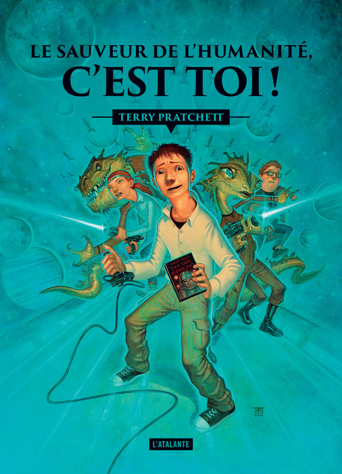 Couverture ebook de Le sauveur de l'humanité c'est toi !, de Terry Pratchett