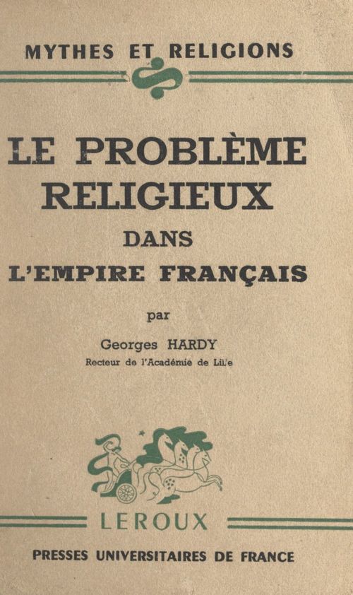 Couverture ebook de Le problème religieux dans l'Empire français, de Georges Hardy