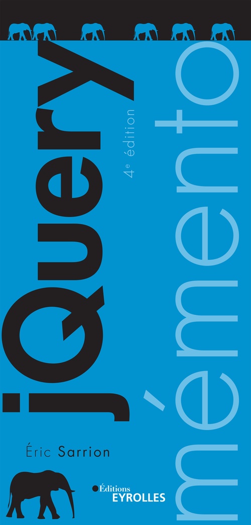 ebook cover of Mémento jQuery, by Eric Sarrion
