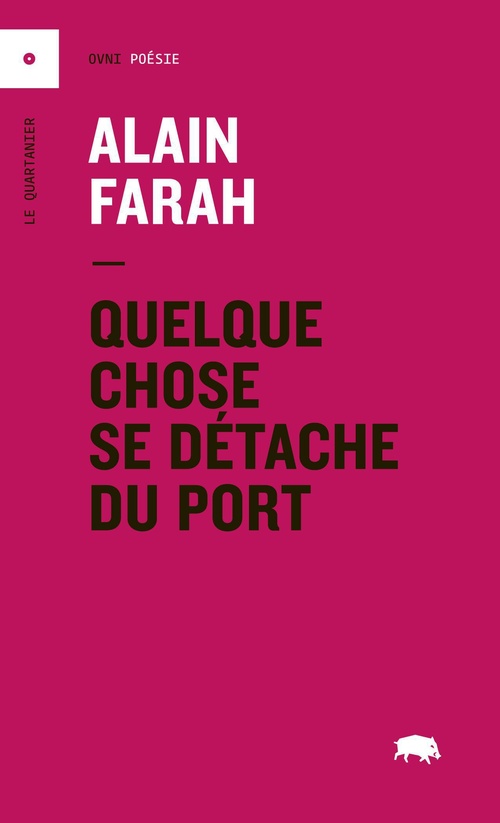 ebook cover of Quelque chose se détache du port, by Alain Farah