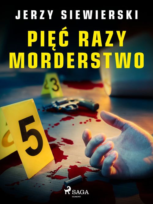 ebook cover of Pie´c razy morderstwo, by Jerzy Siewierski