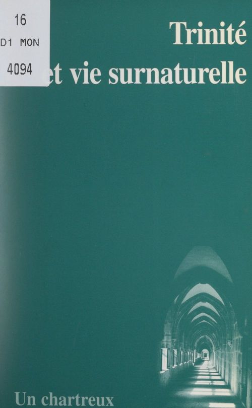 Couverture ebook de Trinité et vie surnaturelle, de Jean-Baptiste Porion