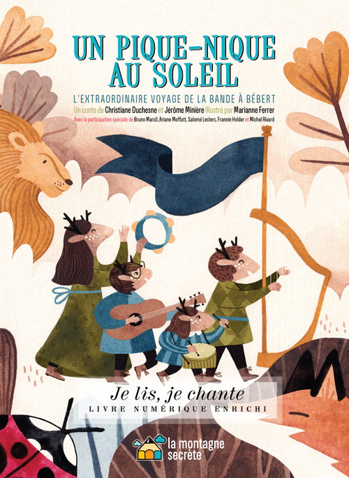 Couverture ebook de Un pique-nique au soleil (Contenu enrichi), de Christiane Duchesne