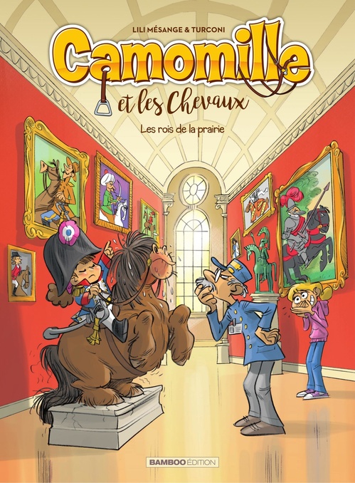 Couverture ebook de Camomille et les chevaux - Tome 10, de Lili Mésange, Stefano Turconi