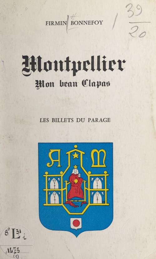 ebook cover of Montpellier, by Firmin Bonnefoy