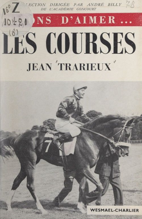 ebook cover of Les courses, by Jean Trarieux