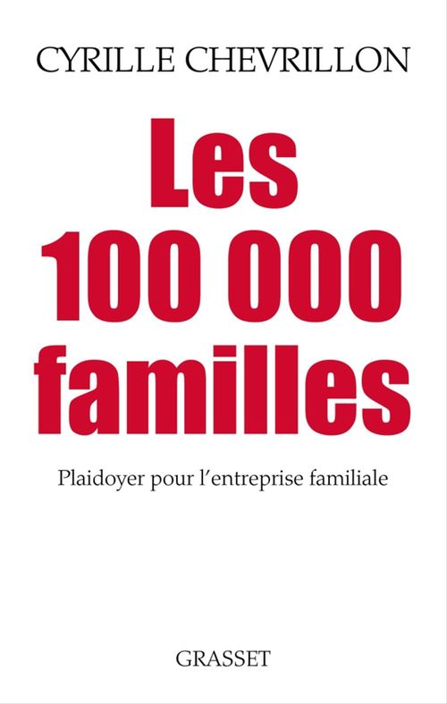 ebook cover of Les 100 000 familles, by Cyrille Chevrillon