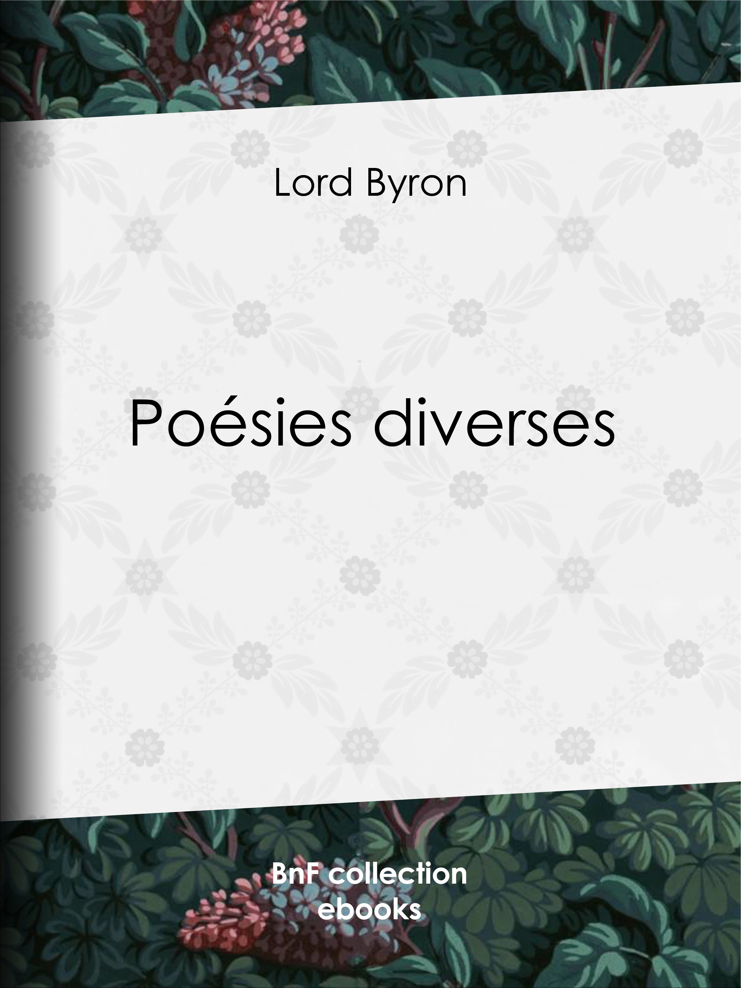 ebook cover of Poésies diverses, by Benjamin Laroche, Lord Byron