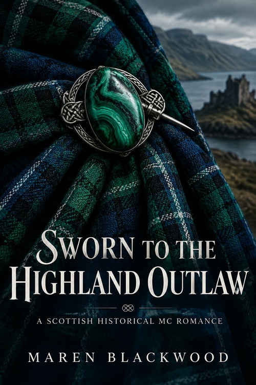 Couverture ebook de Sworn to the Highland Outlaw, de Maren Blackwood